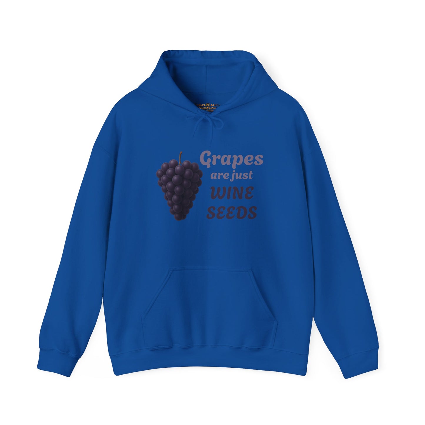 Wine Lover's Grapes are Wine Seeds Unisex Hoodie, Cozy Sweatshirt for Wine Lovers, Perfect Gift