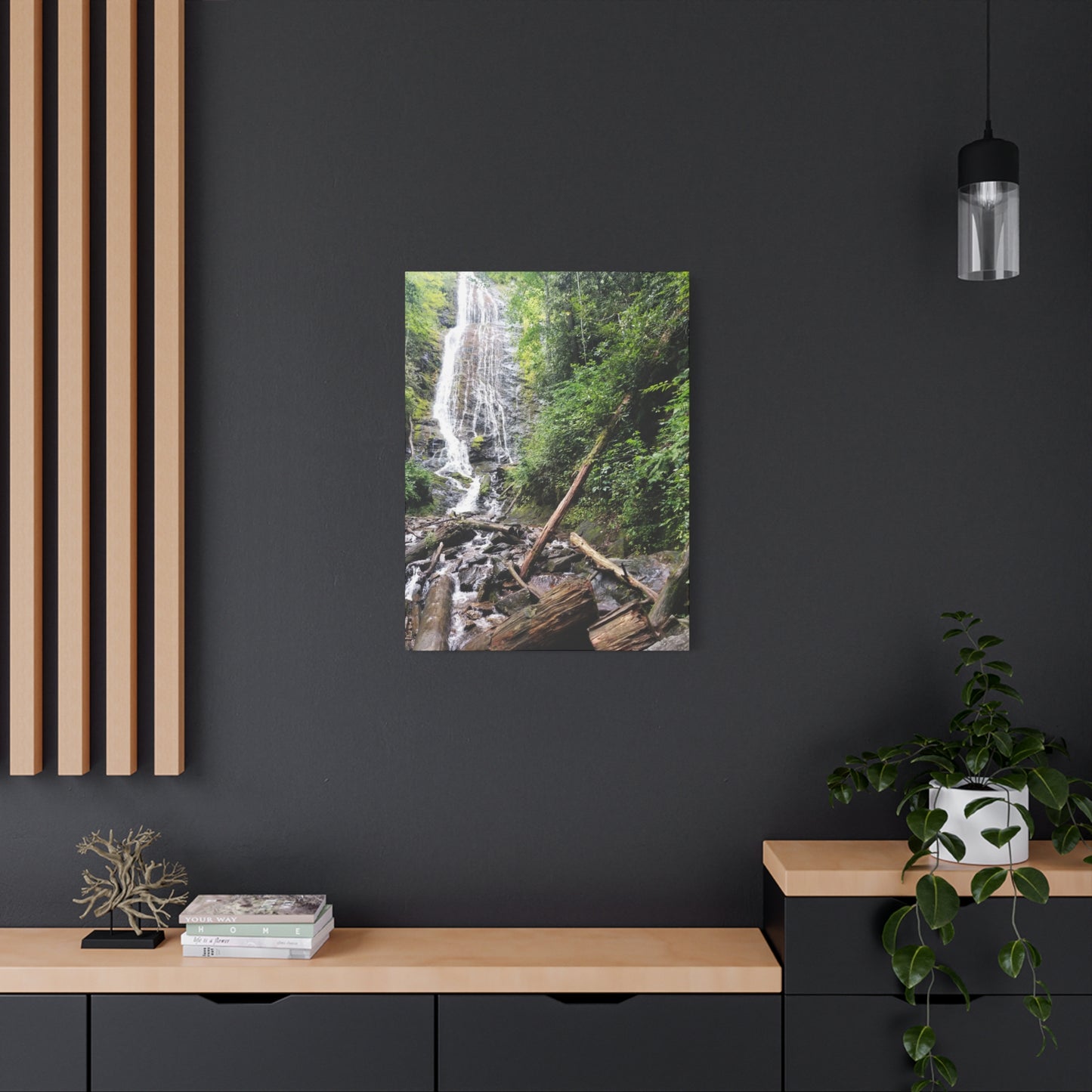 Nature-Inspired Waterfall Canvas Print Wall Art Home Decor Gift