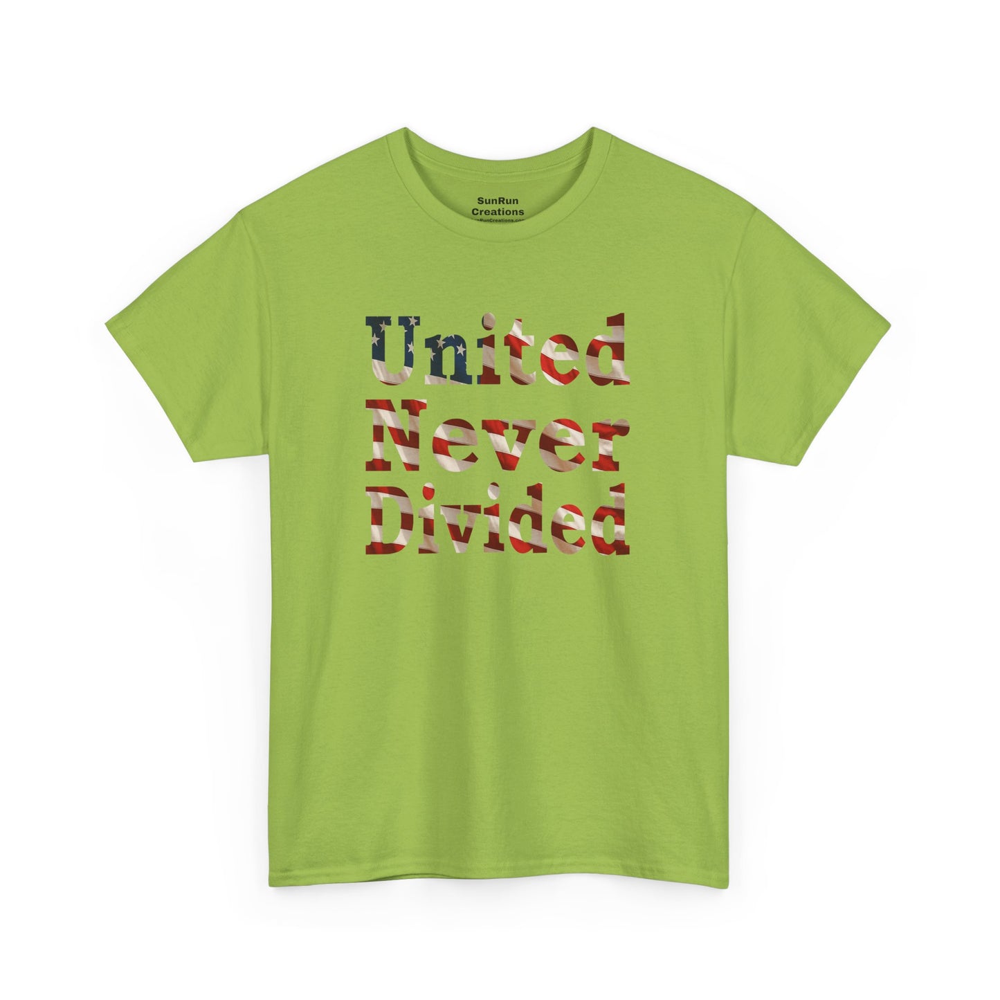 United Never Divided T-Shirt – Patriotic American Flag Shirt - Show Your American Pride Tee