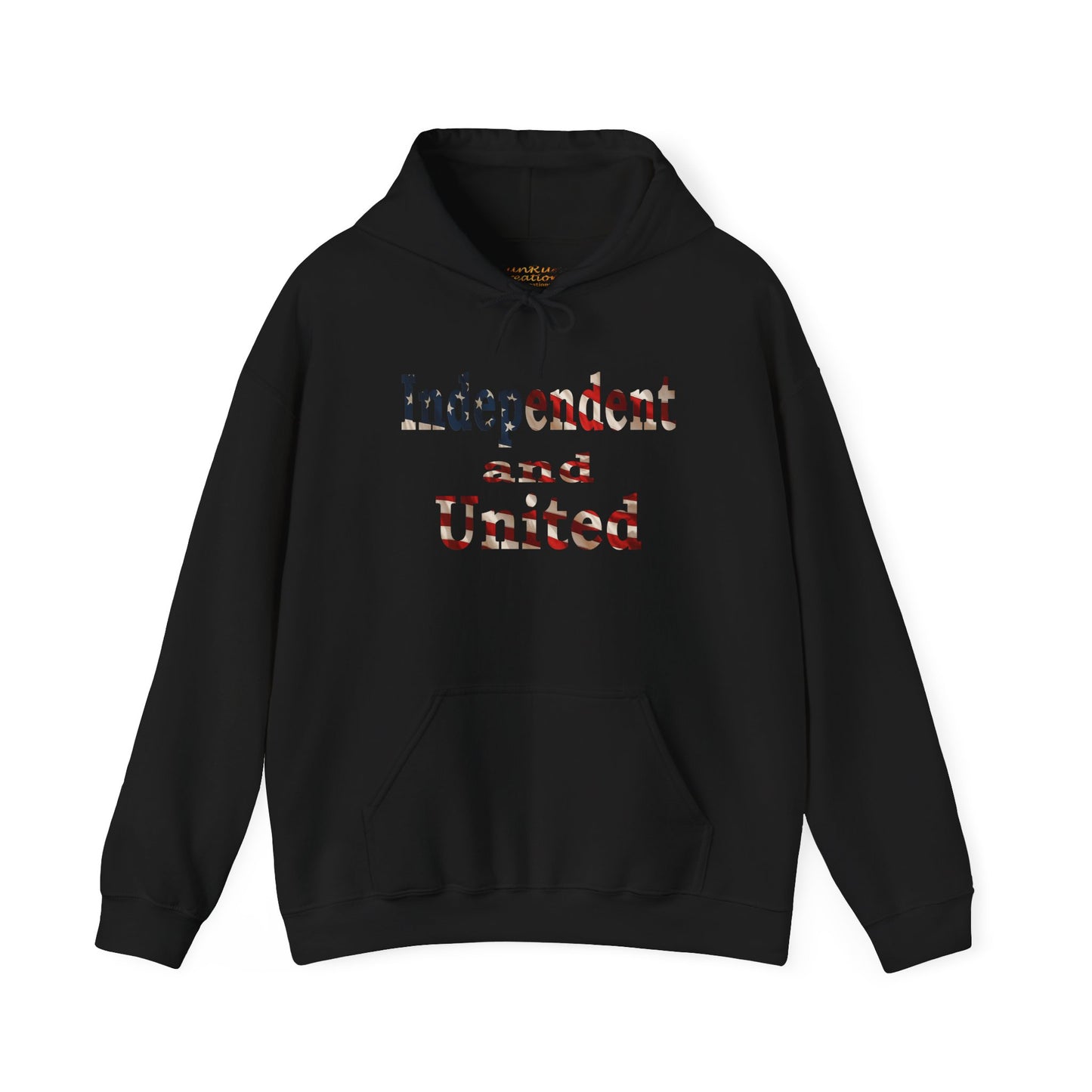 Independent and United Hoodie – Patriotic American Flag Shirt - Celebrate Strength & Unity American Pride Sweatshirt
