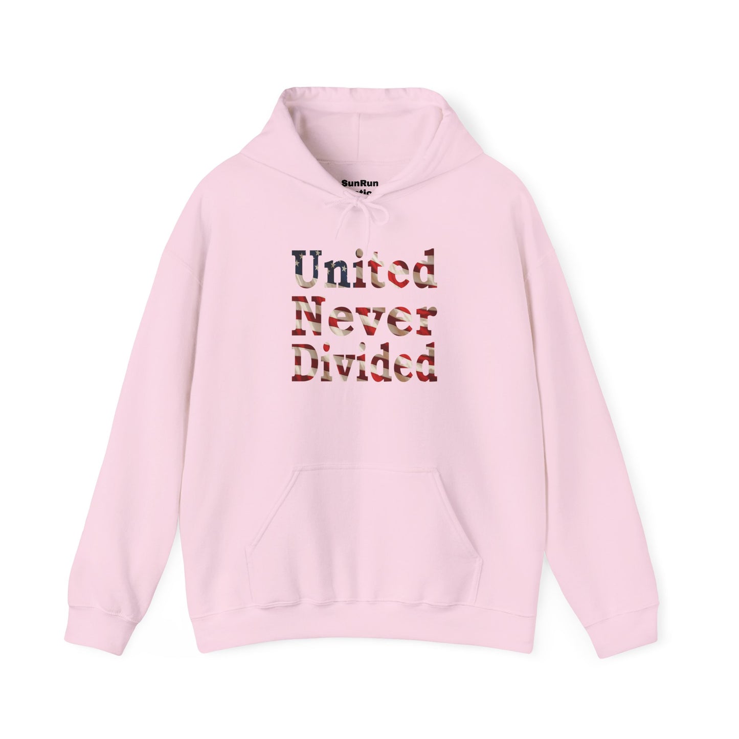 United Never Divided Hoodie – Patriotic American Flag Shirt - Show Your American Pride Sweatshirt
