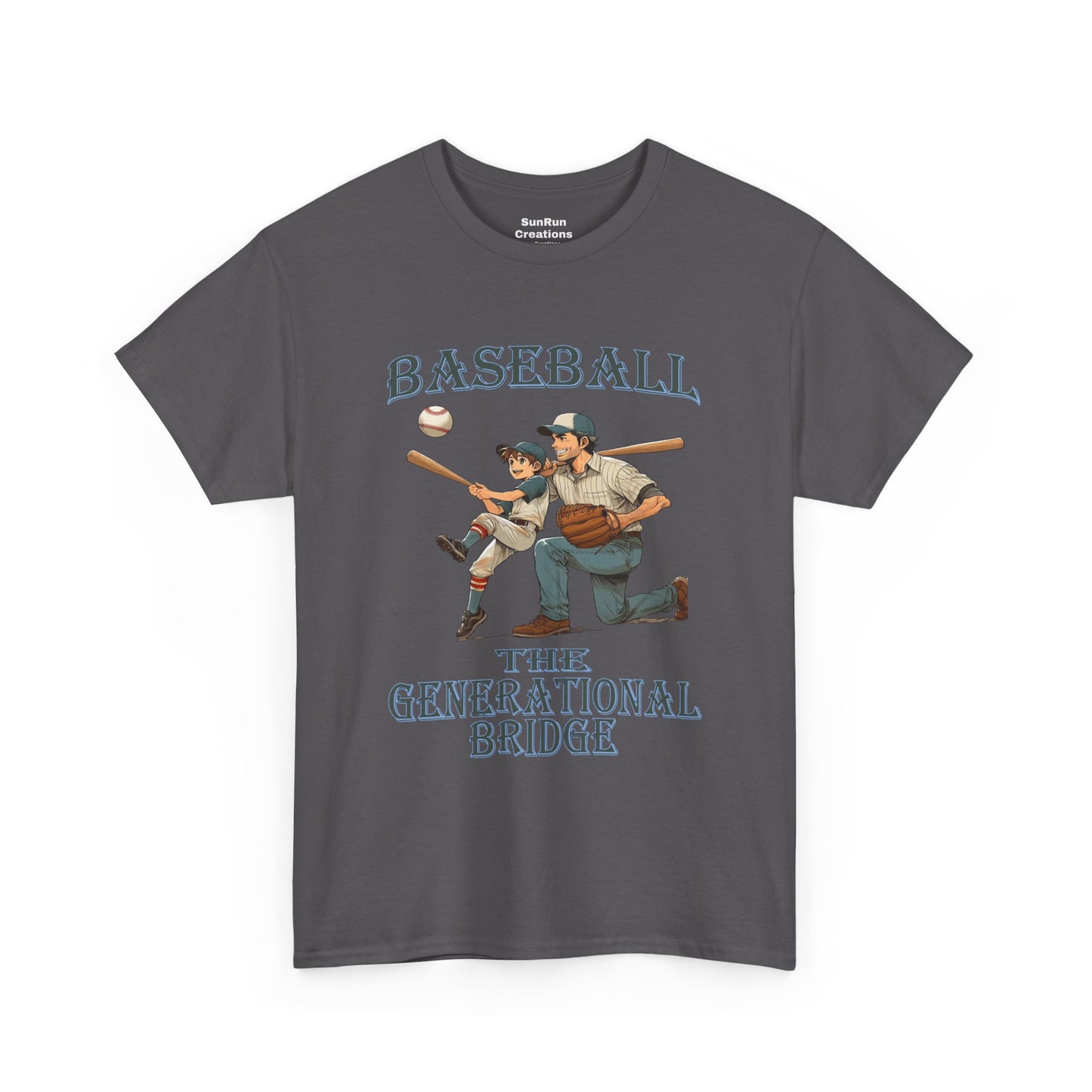 Baseball The Generational Bridge T Shirt Baseball Lovers Tee Father Son Shirt