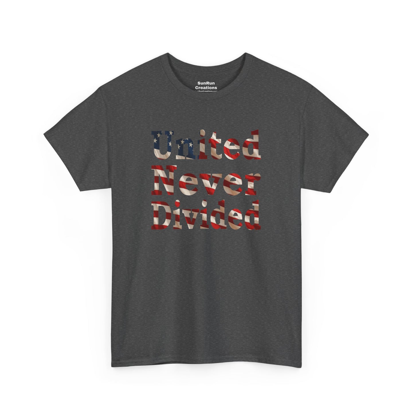 United Never Divided T-Shirt – Patriotic American Flag Shirt - Show Your American Pride Tee