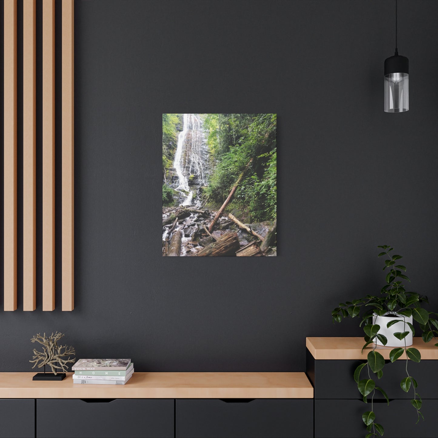 Nature-Inspired Waterfall Canvas Print Wall Art Home Decor Gift
