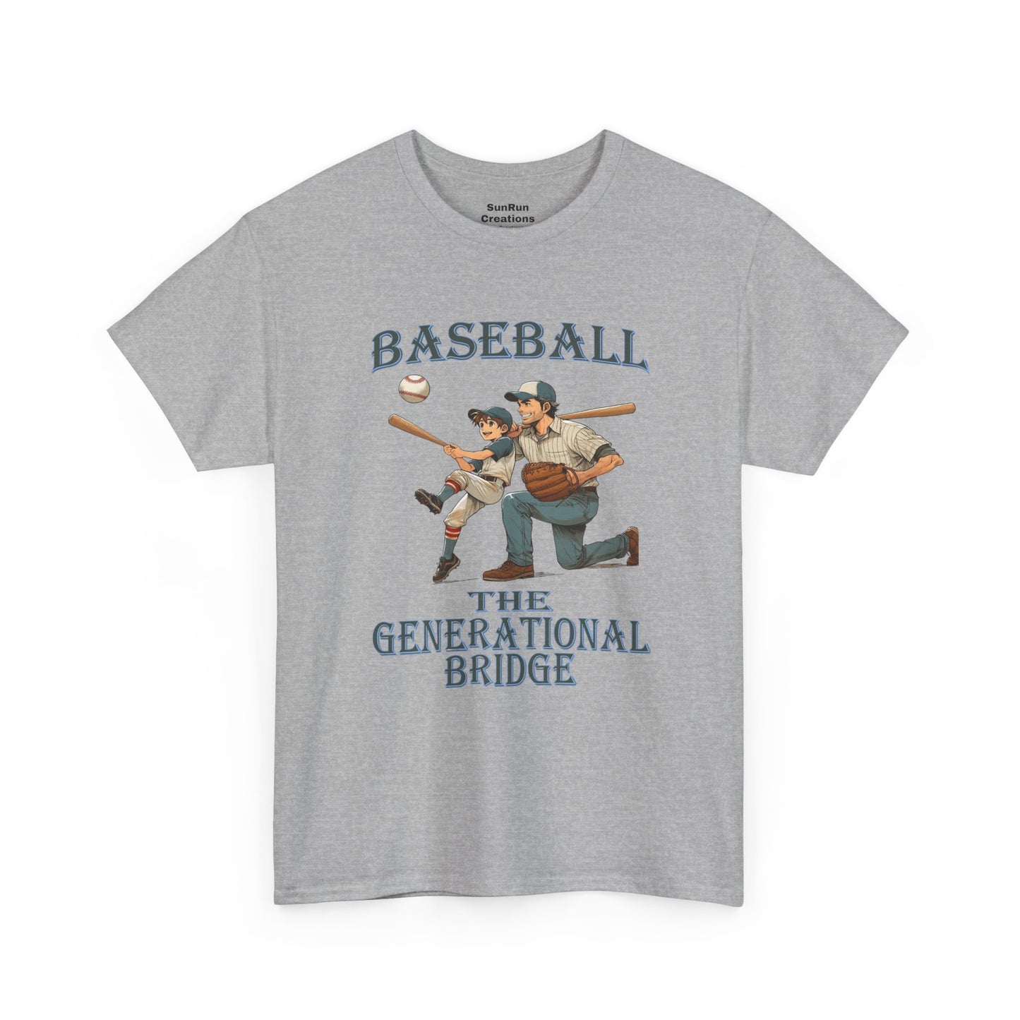 Baseball The Generational Bridge T Shirt Baseball Lovers Tee Father Son Shirt