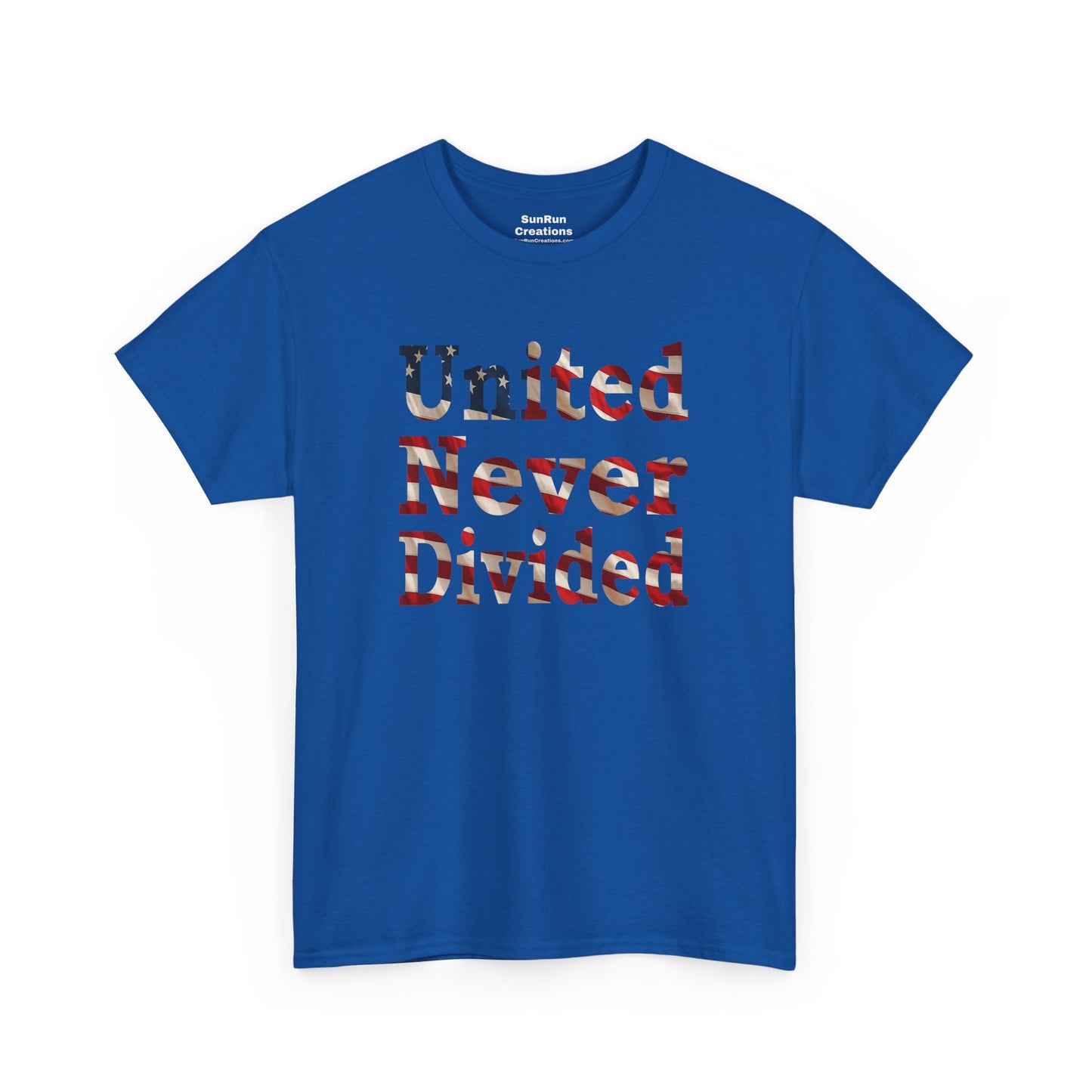 United Never Divided T-Shirt – Patriotic American Flag Shirt - Show Your American Pride Tee