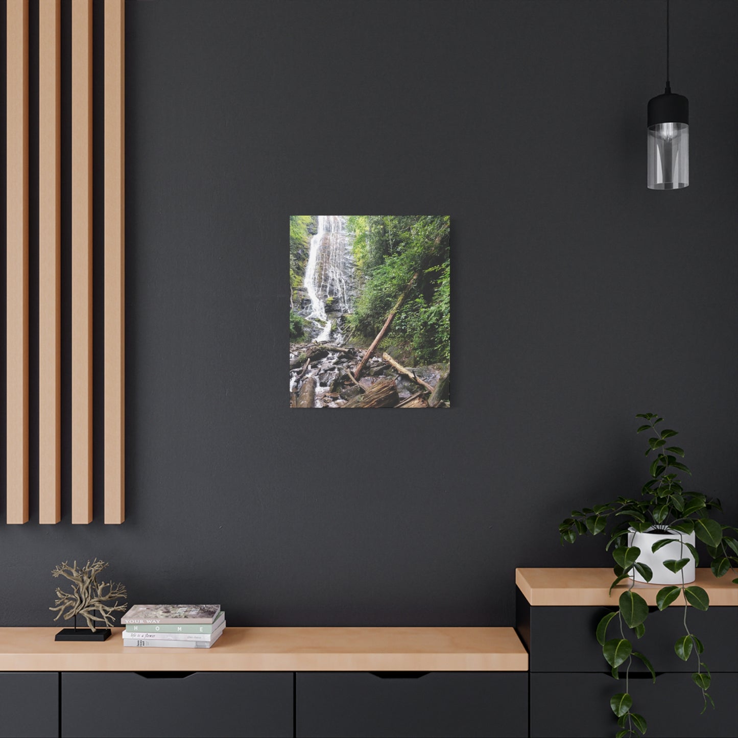 Nature-Inspired Waterfall Canvas Print Wall Art Home Decor Gift