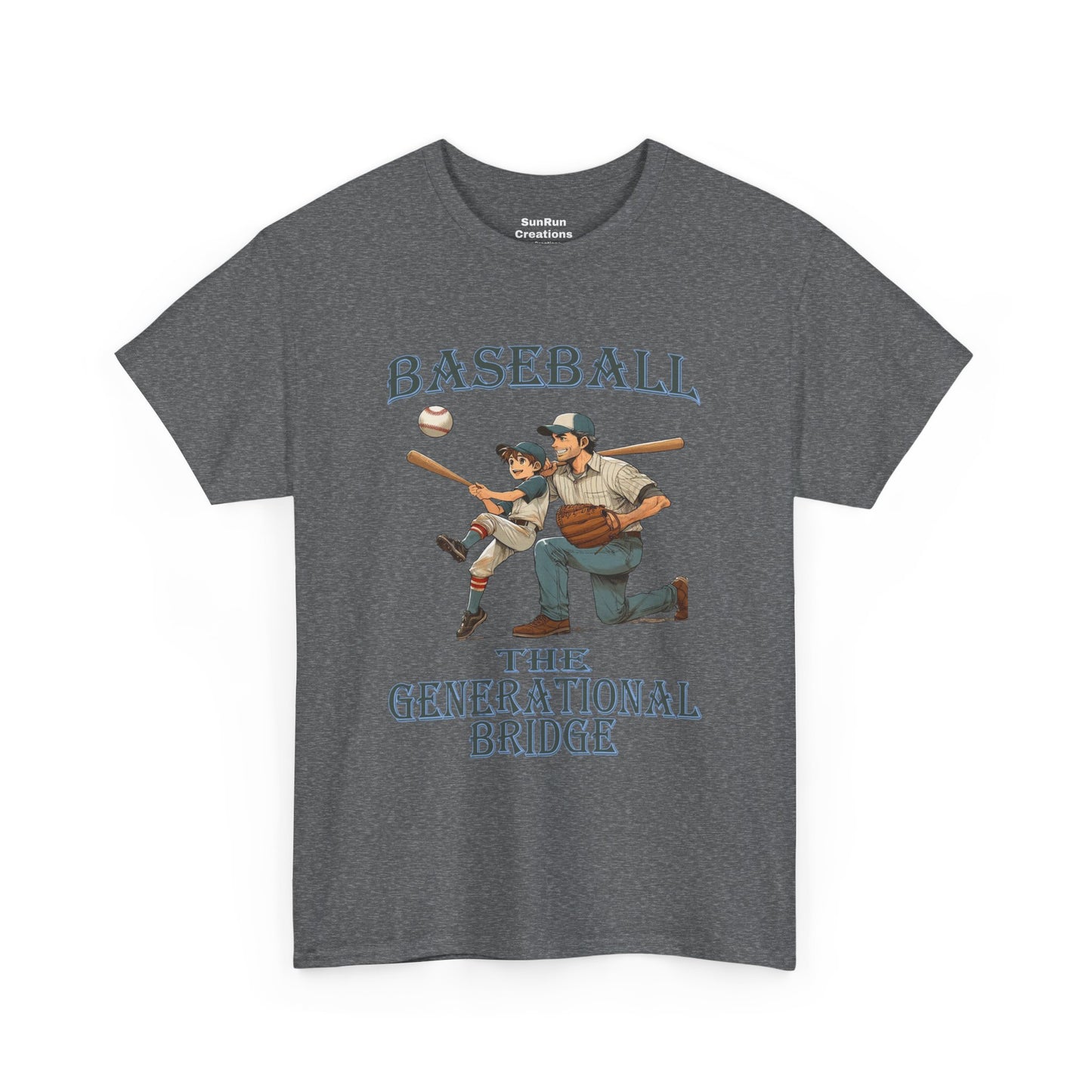 Baseball The Generational Bridge T Shirt Baseball Lovers Tee Father Son Shirt