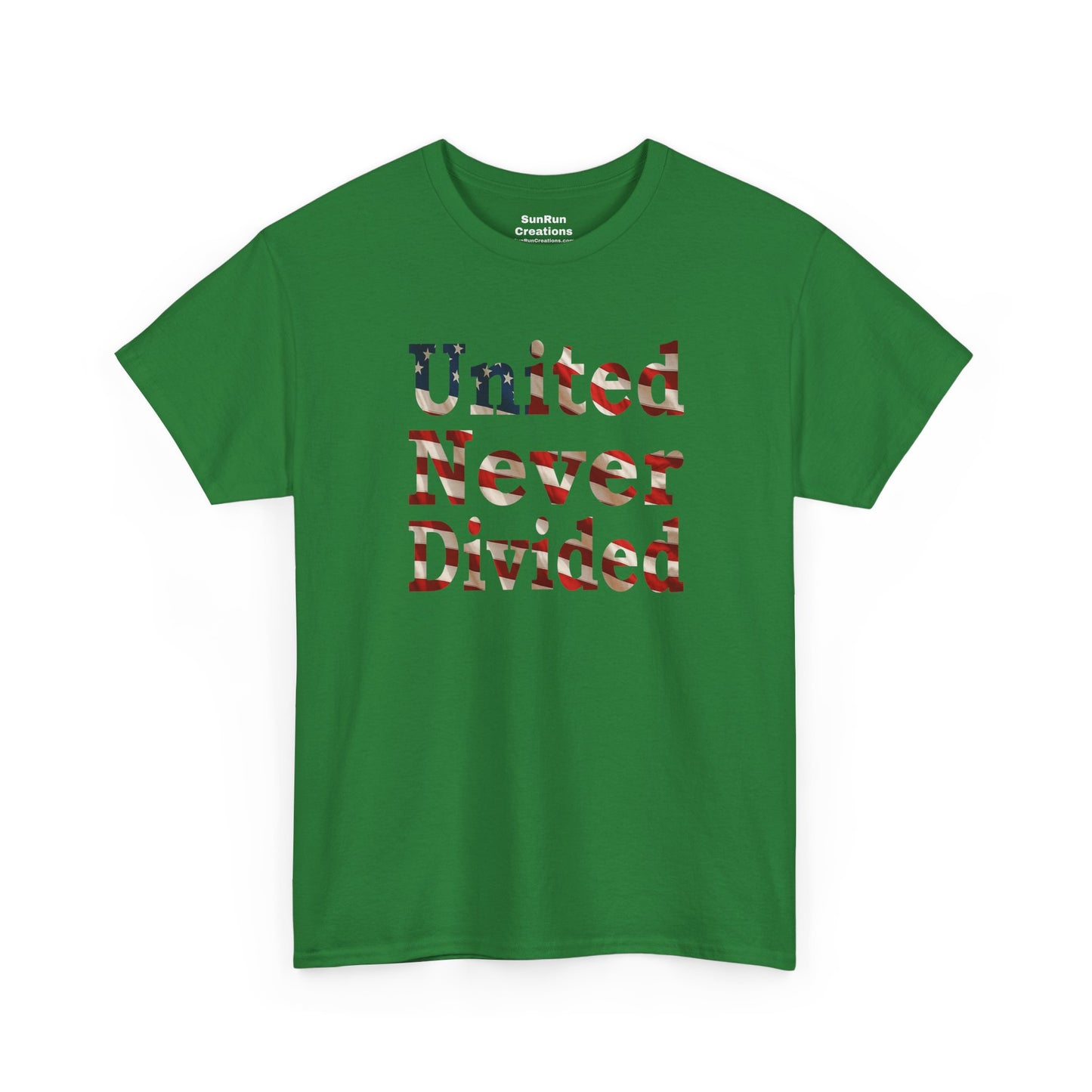 United Never Divided T-Shirt – Patriotic American Flag Shirt - Show Your American Pride Tee