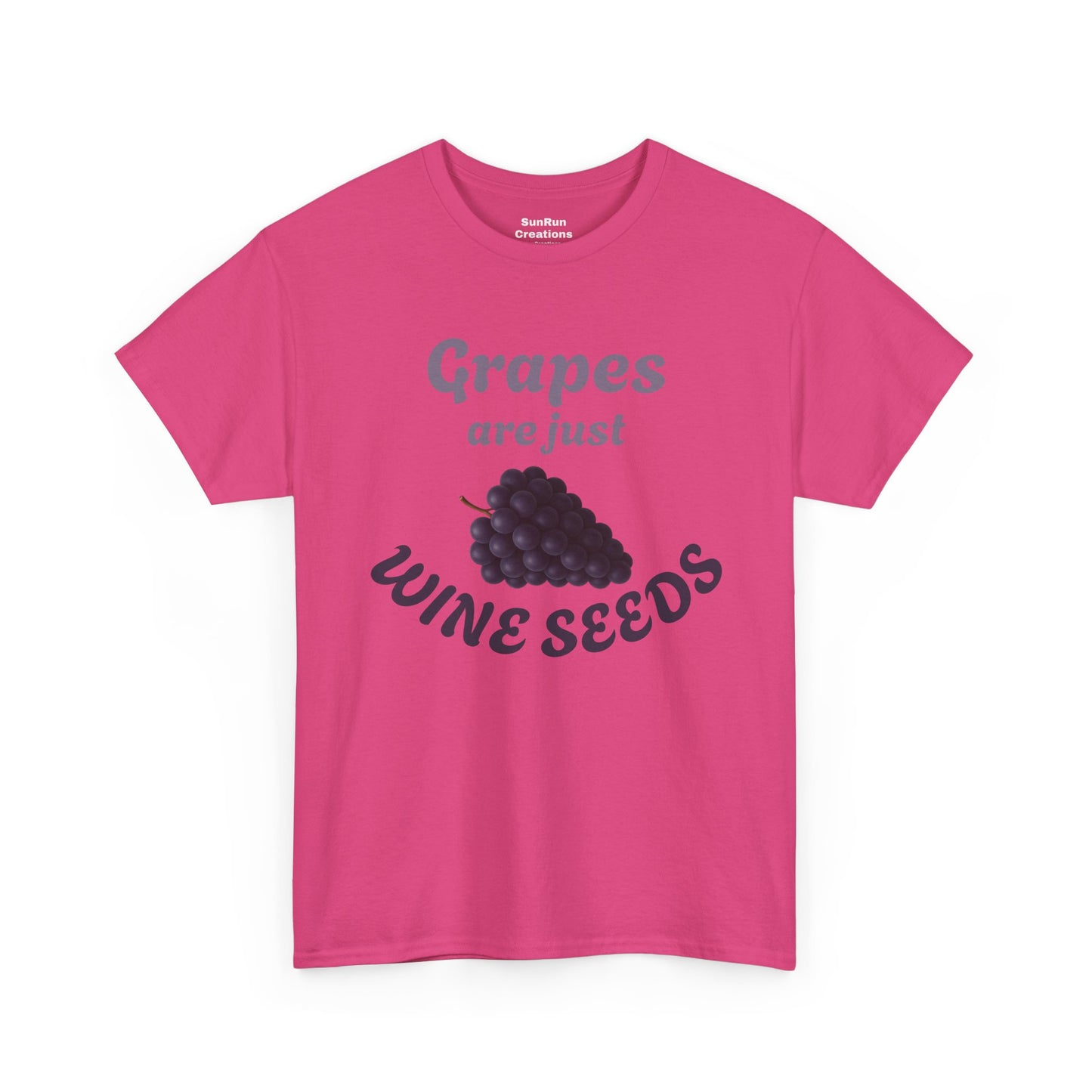 Grapes Are Just Wine Seeds Shirt Wine Lovers T-Shirt Clever Wine Tee Wine Shirt
