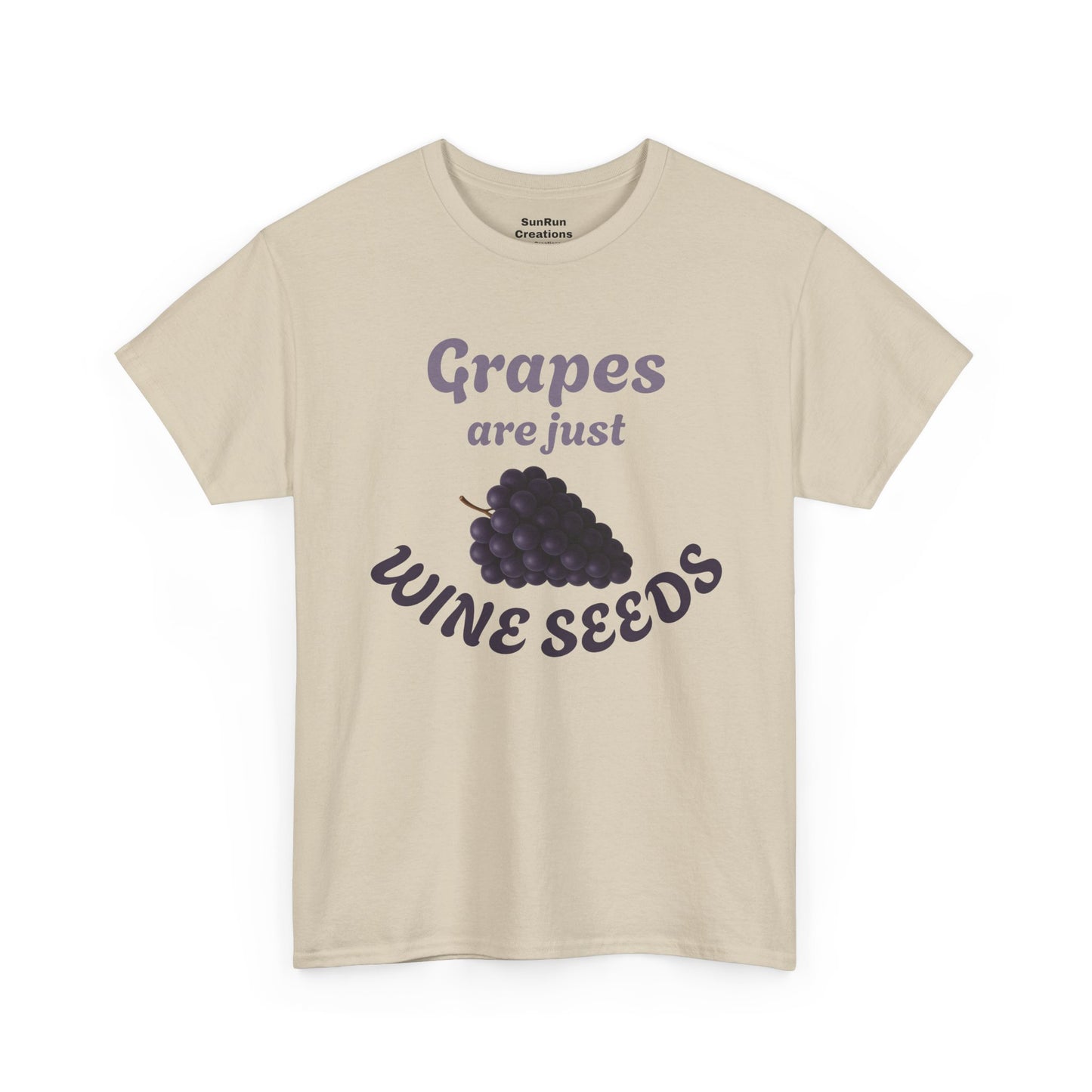 Grapes Are Just Wine Seeds Shirt Wine Lovers T-Shirt Clever Wine Tee Wine Shirt