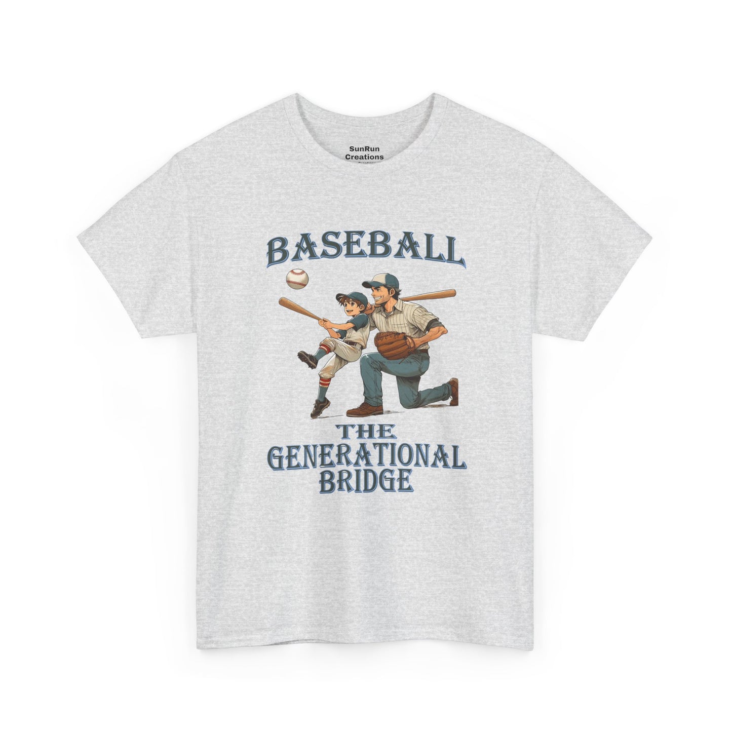 Baseball The Generational Bridge T Shirt Baseball Lovers Tee Father Son Shirt