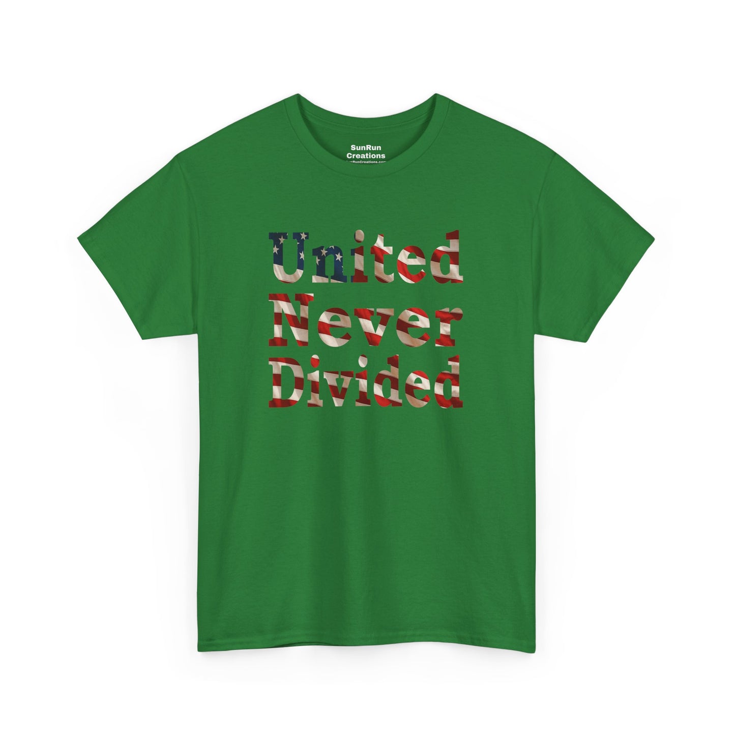 United Never Divided T-Shirt – Patriotic American Flag Shirt - Show Your American Pride Tee