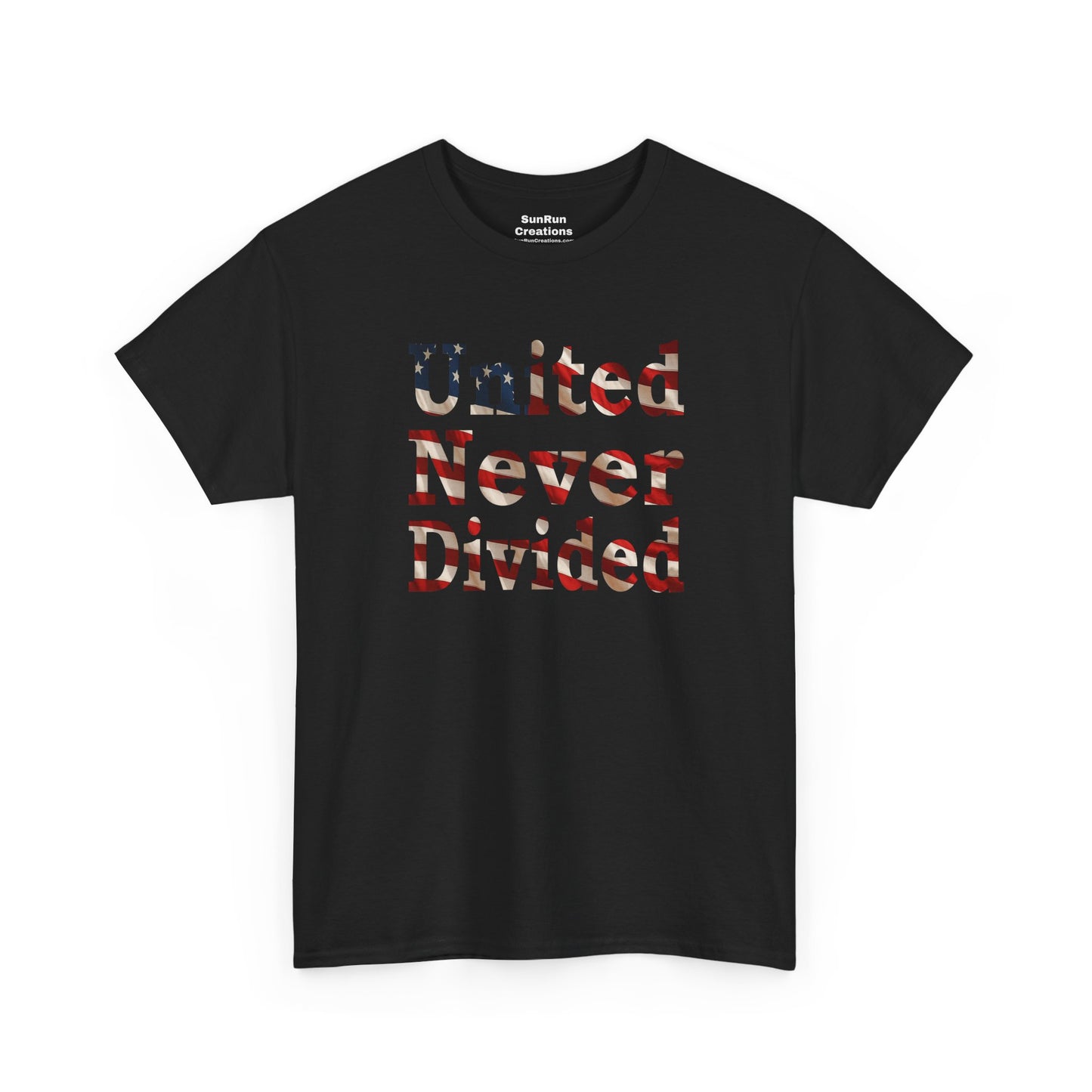 United Never Divided T-Shirt – Patriotic American Flag Shirt - Show Your American Pride Tee