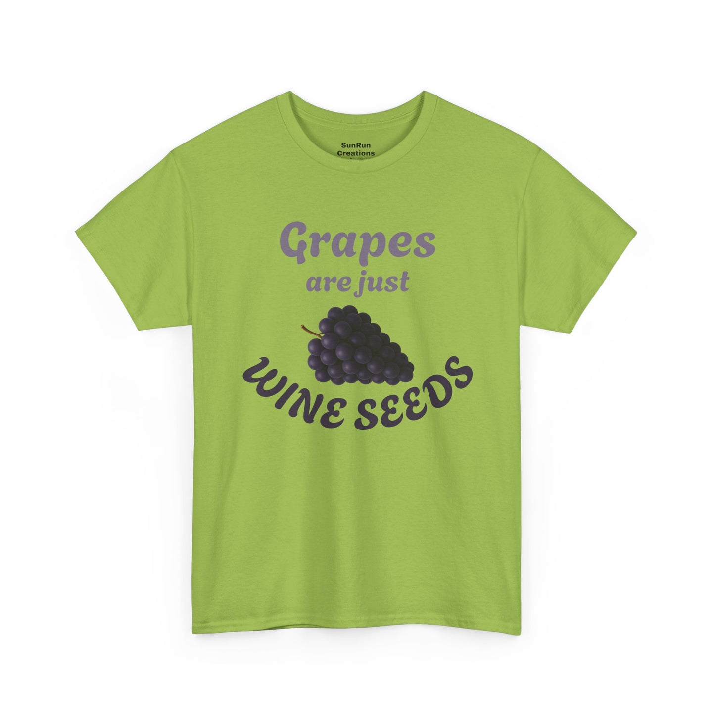 Grapes Are Just Wine Seeds Shirt Wine Lovers T-Shirt Clever Wine Tee Wine Shirt