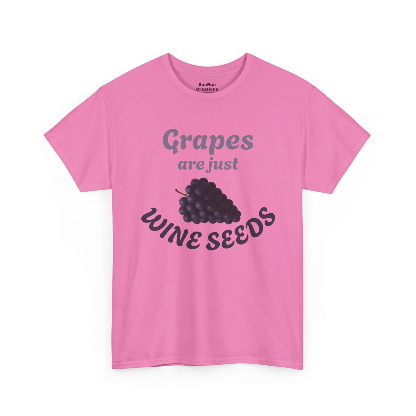 Grapes Are Just Wine Seeds Shirt Wine Lovers T-Shirt Clever Wine Tee Wine Shirt