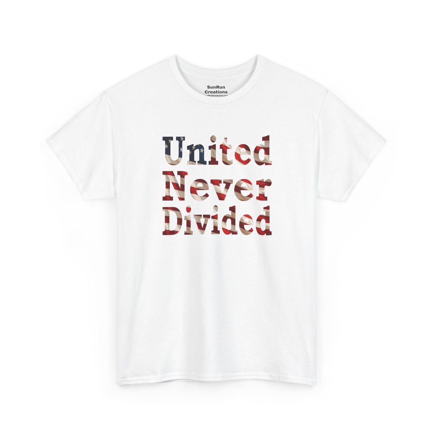 United Never Divided T-Shirt – Patriotic American Flag Shirt - Show Your American Pride Tee