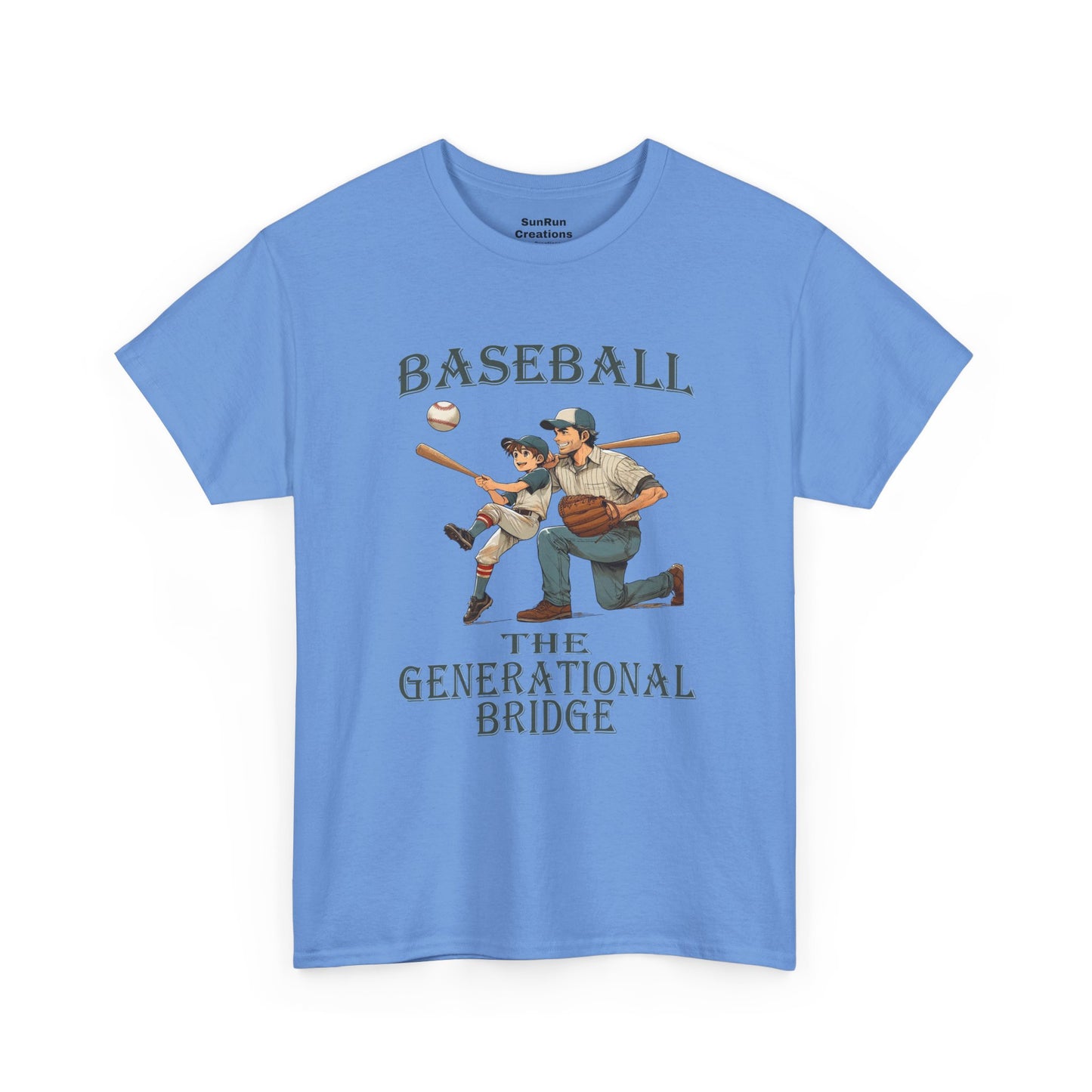 Baseball The Generational Bridge T Shirt Baseball Lovers Tee Father Son Shirt