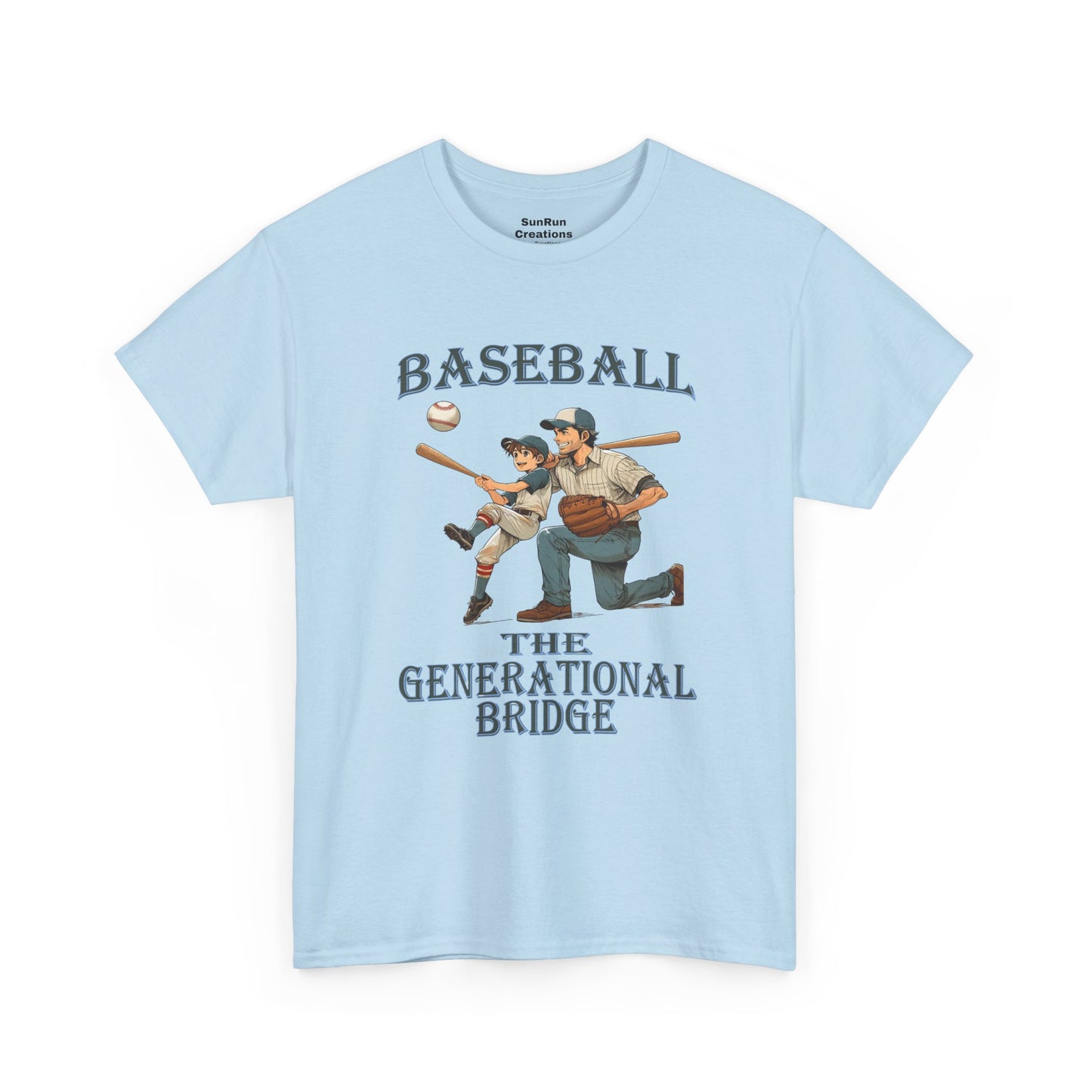 Baseball The Generational Bridge T Shirt Baseball Lovers Tee Father Son Shirt