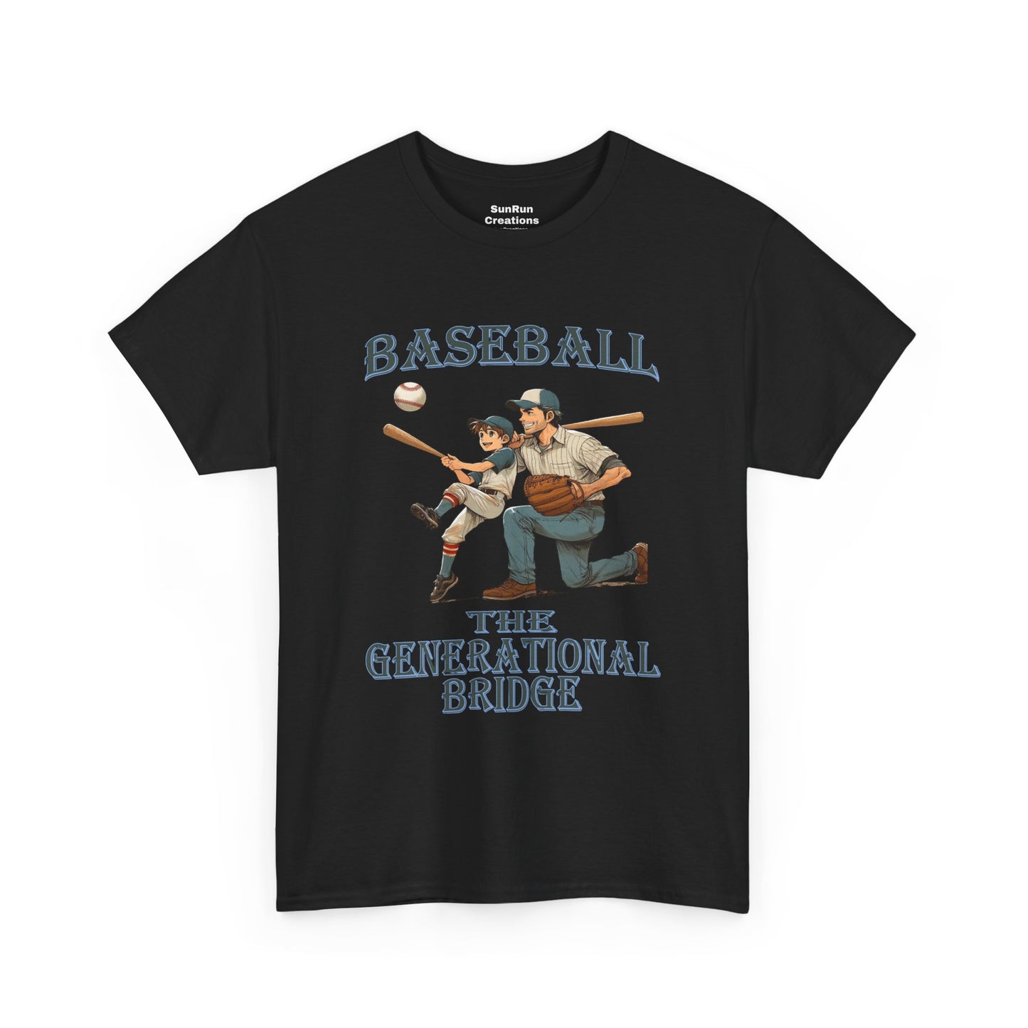 Baseball The Generational Bridge T Shirt Baseball Lovers Tee Father Son Shirt
