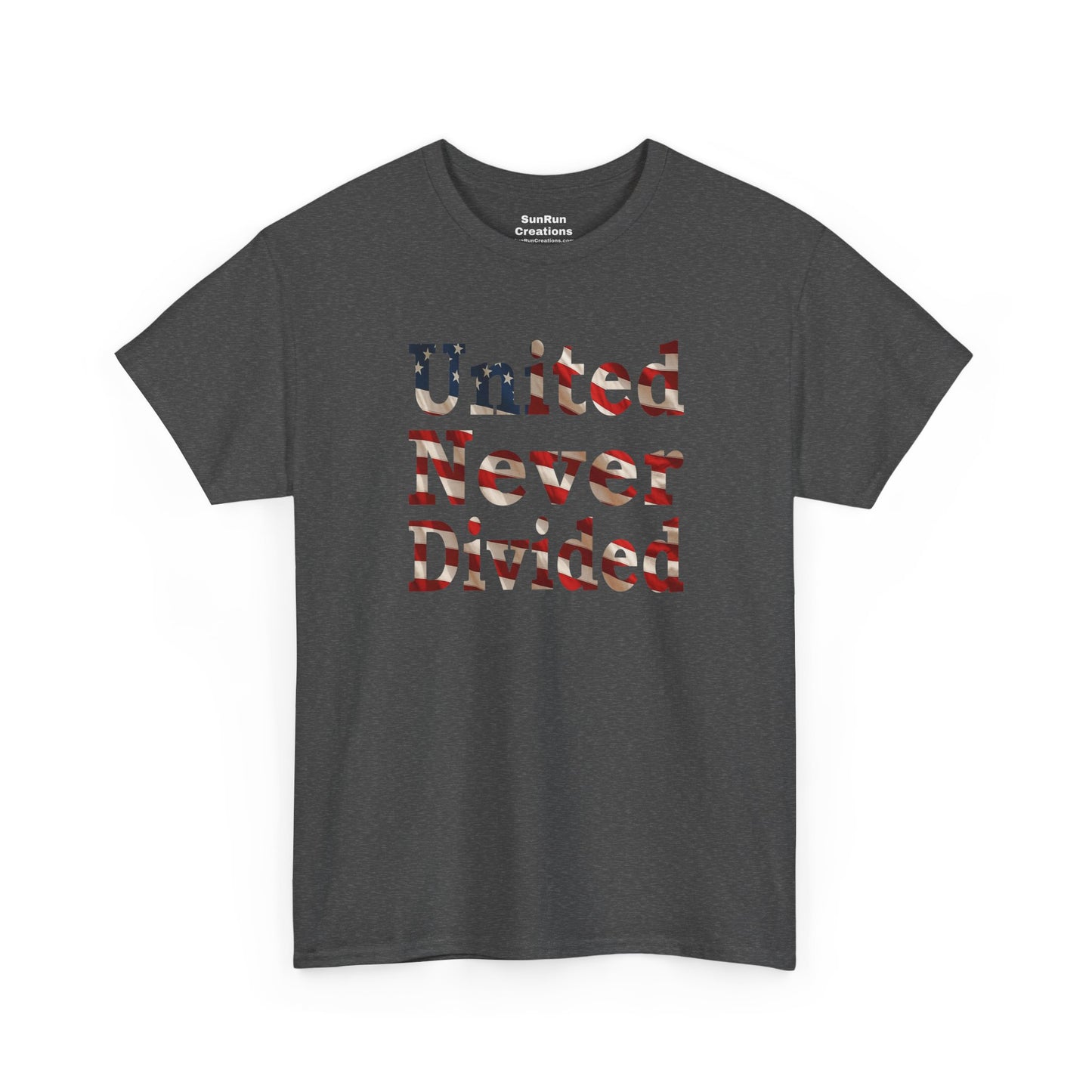 United Never Divided T-Shirt – Patriotic American Flag Shirt - Show Your American Pride Tee