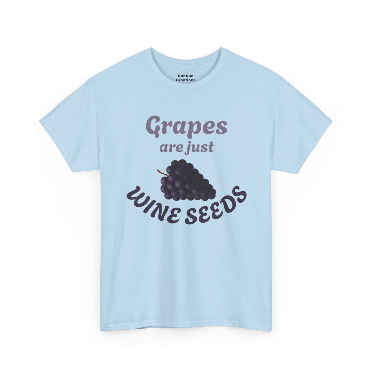Grapes Are Just Wine Seeds Shirt Wine Lovers T-Shirt Clever Wine Tee Wine Shirt