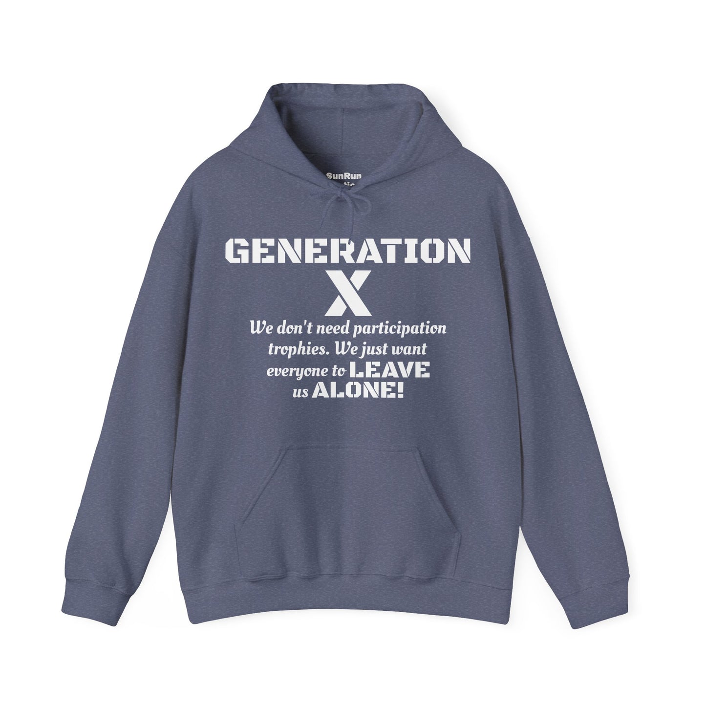 Generation X Hoodie – Leave Us Alone Hoodie | Retro, Bold & Proud l Gen X Shirt