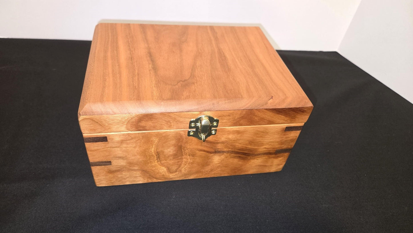 Keepsake Box Handmade Solid Cherry Wooden Keepsake Box