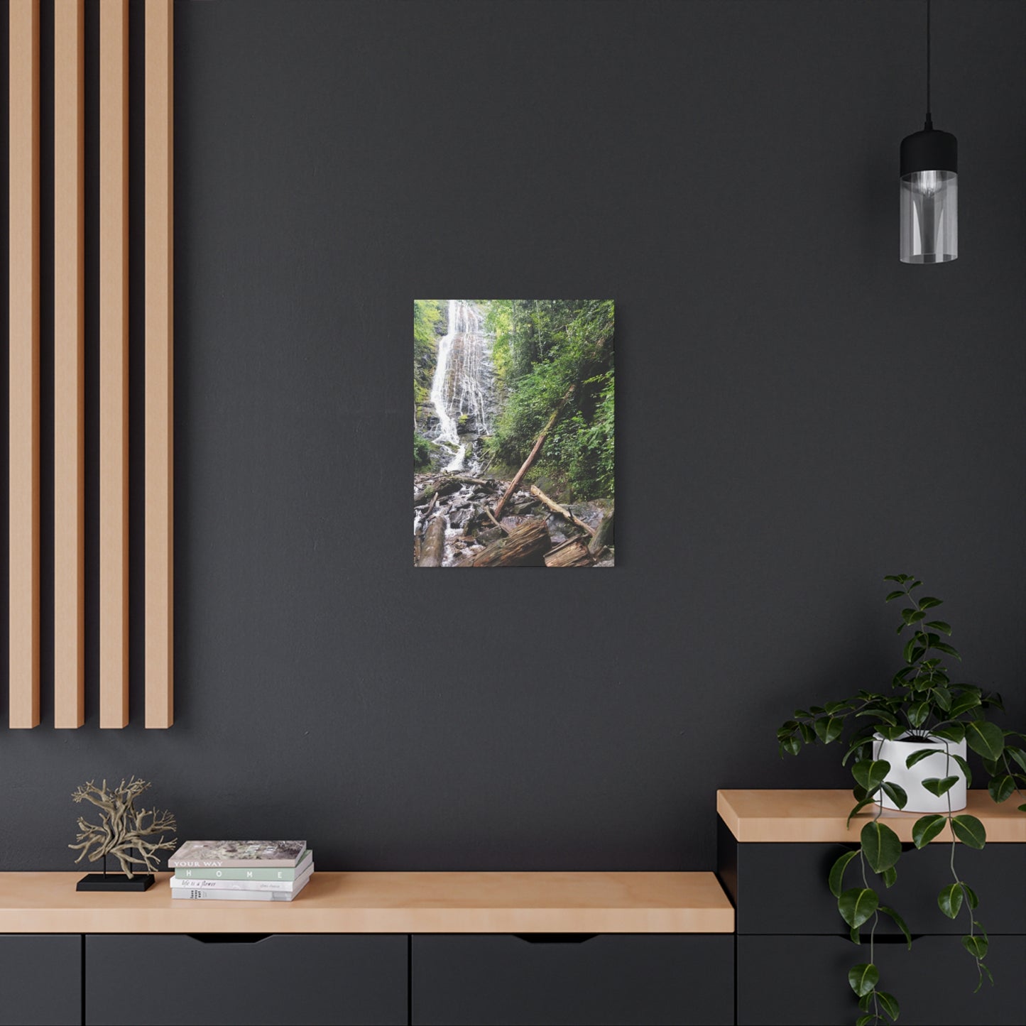 Nature-Inspired Waterfall Canvas Print Wall Art Home Decor Gift