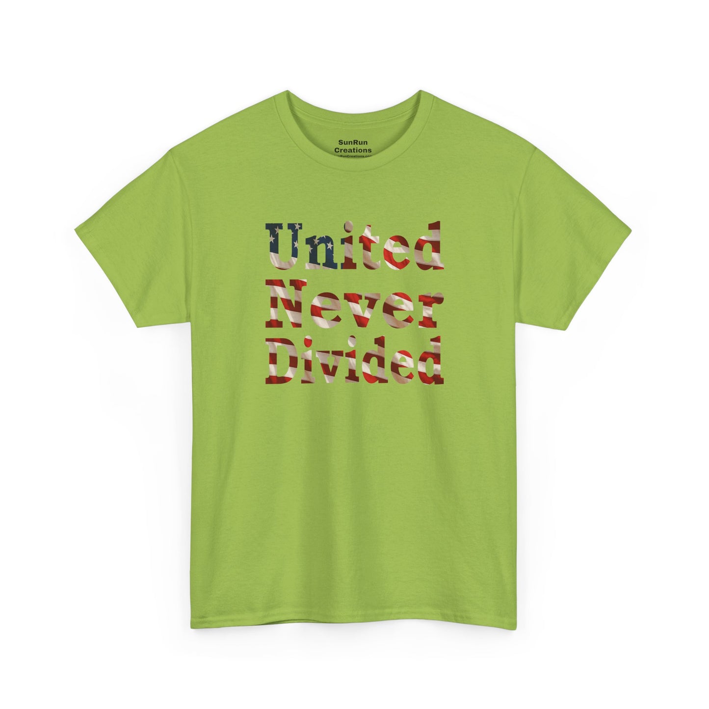 United Never Divided T-Shirt – Patriotic American Flag Shirt - Show Your American Pride Tee