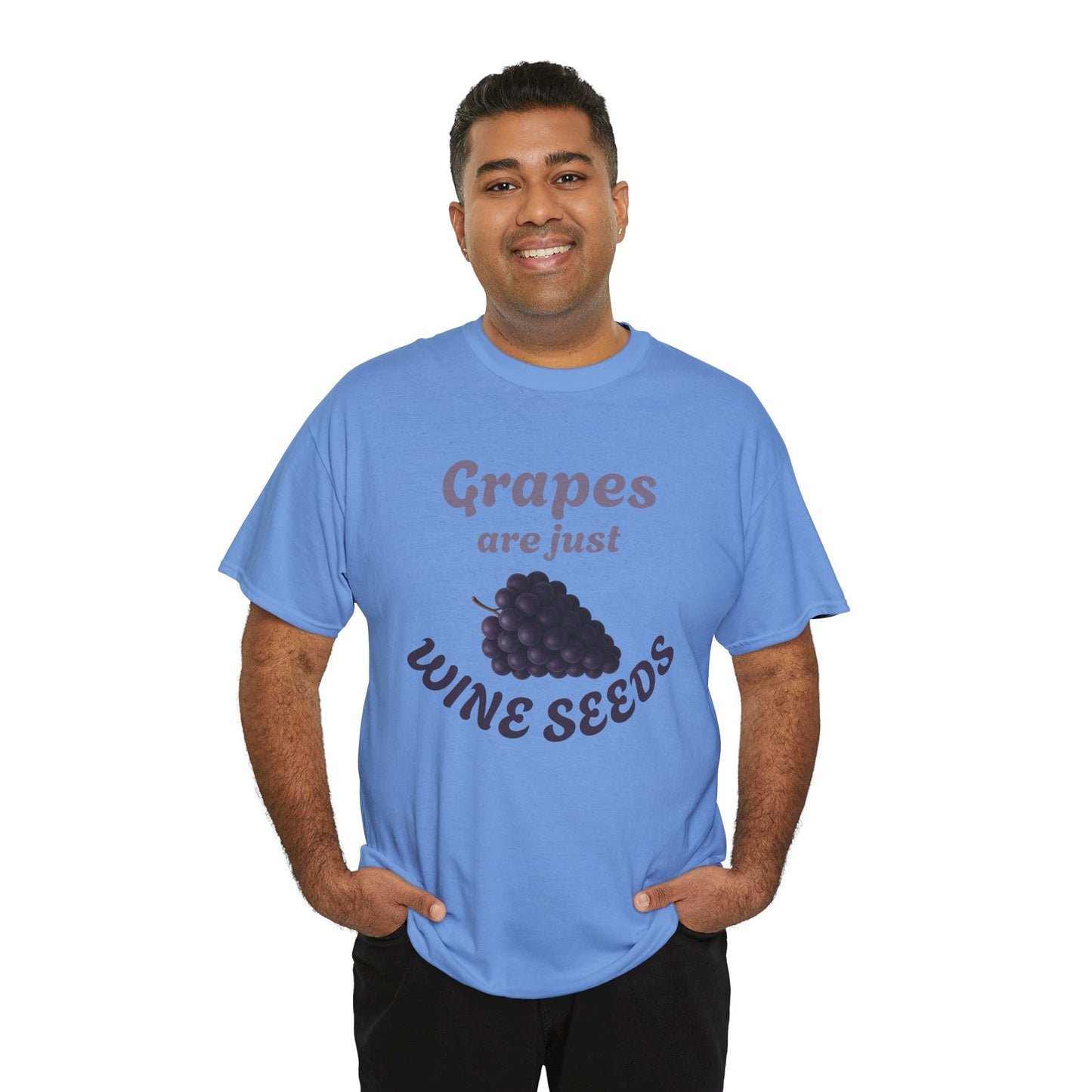 Grapes Are Just Wine Seeds Shirt Wine Lovers T-Shirt Clever Wine Tee Wine Shirt