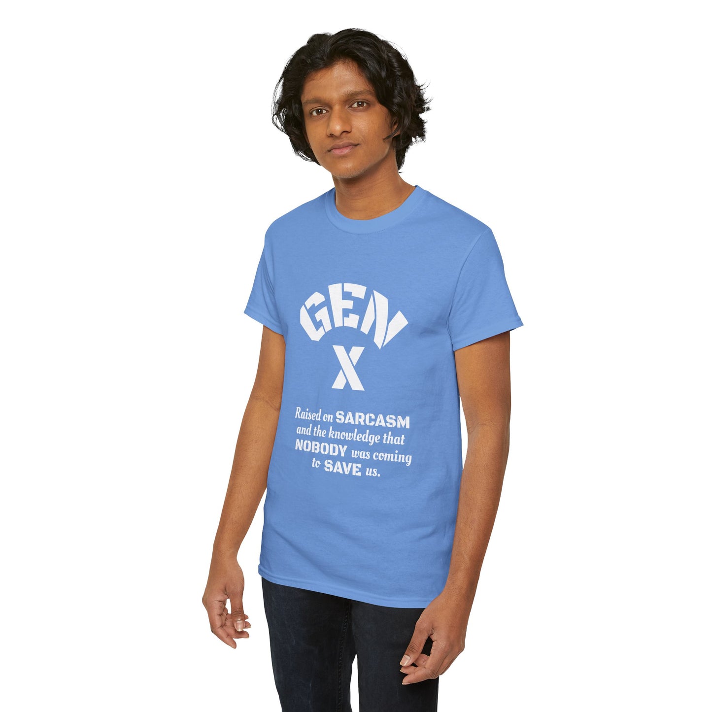 GEN X Raised on Sarcasm T-Shirt Generation X Pride Tee Proud Gen X Shirt
