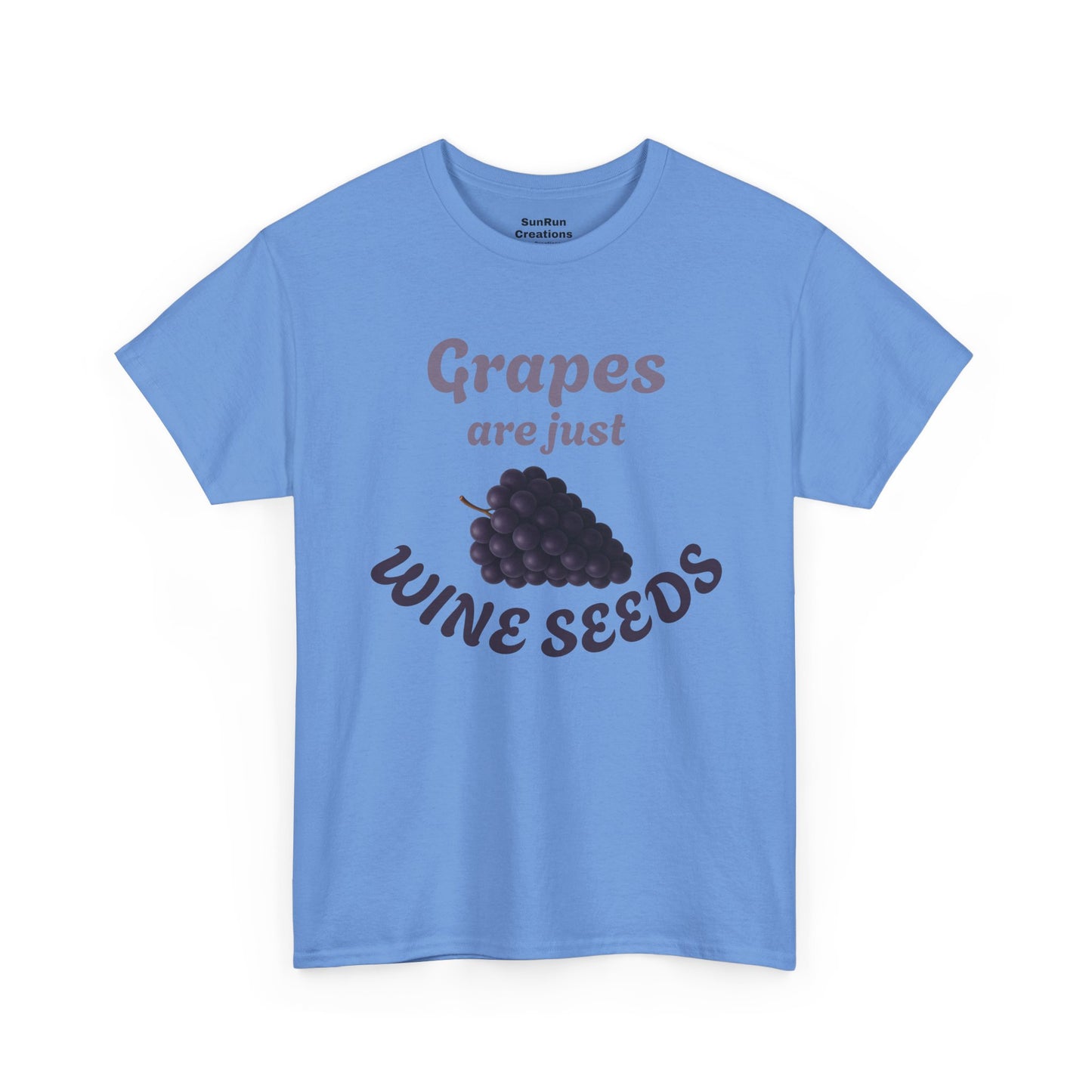 Grapes Are Just Wine Seeds Shirt Wine Lovers T-Shirt Clever Wine Tee Wine Shirt