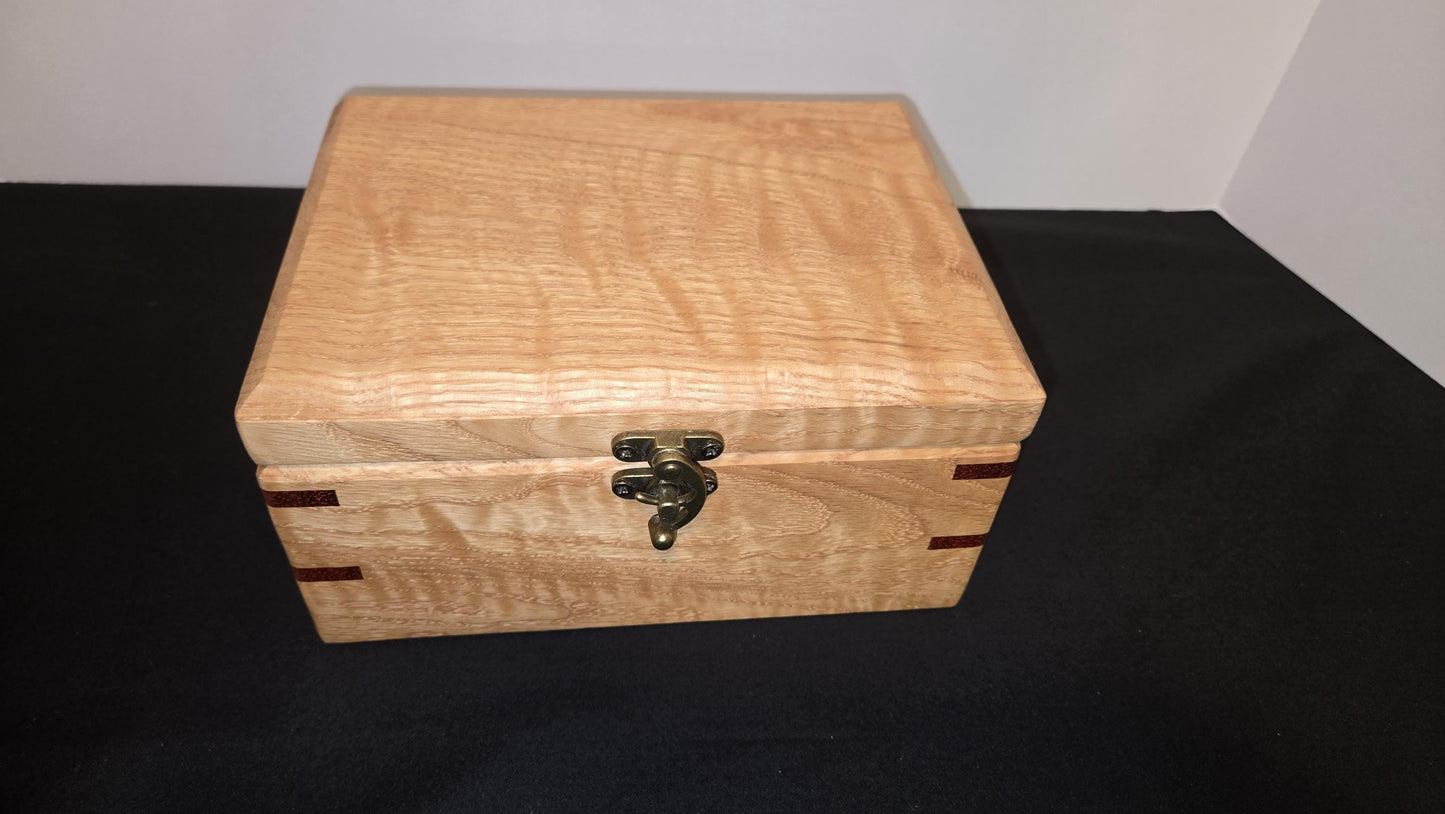 Keepsake Box Handmade Solid Hardwood Keepsake Box