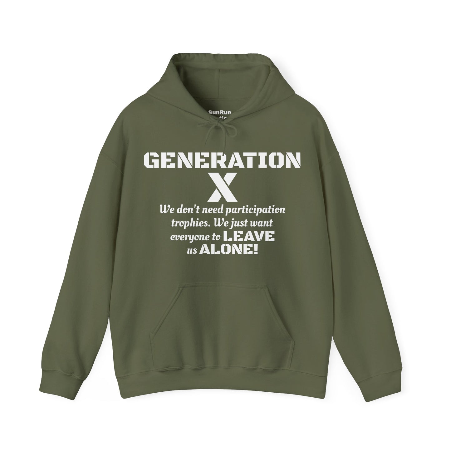 Generation X Hoodie – Leave Us Alone Hoodie | Retro, Bold & Proud l Gen X Shirt