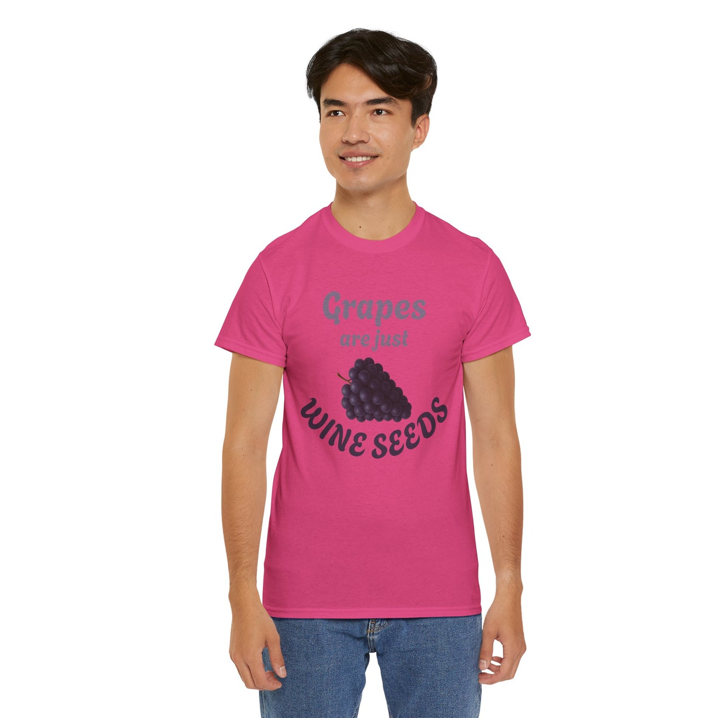 Grapes Are Just Wine Seeds Shirt Wine Lovers T-Shirt Clever Wine Tee Wine Shirt