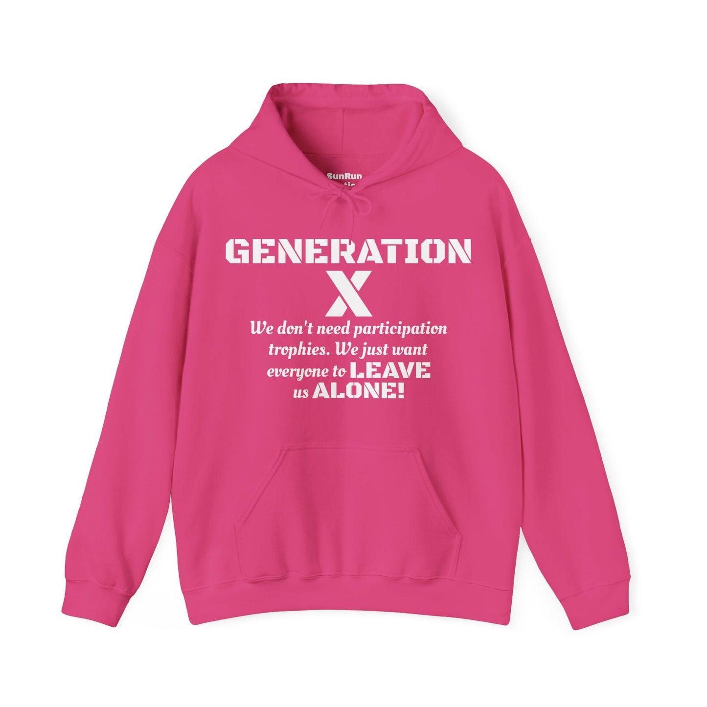 Generation X Hoodie – Leave Us Alone Hoodie | Retro, Bold & Proud l Gen X Shirt
