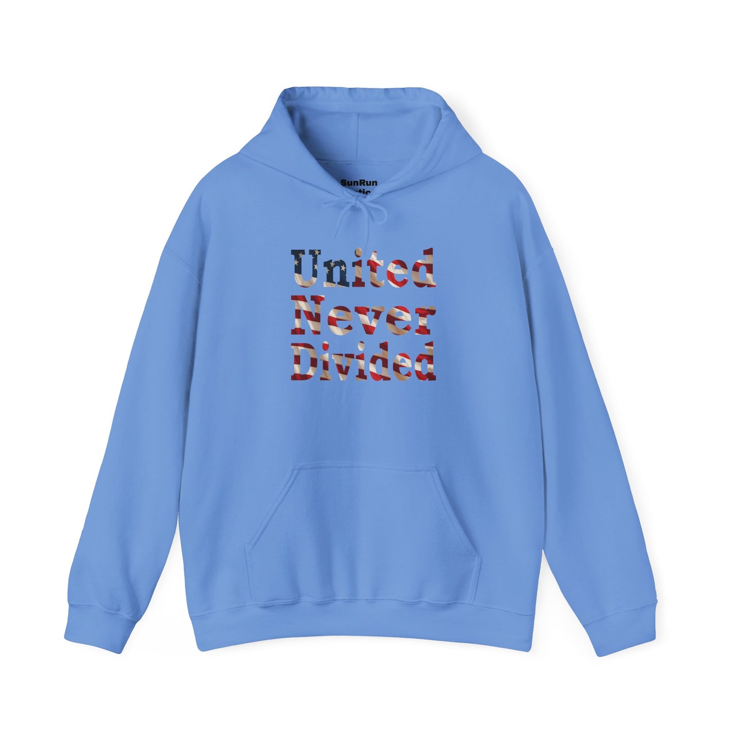 United Never Divided Hoodie – Patriotic American Flag Shirt - Show Your American Pride Sweatshirt