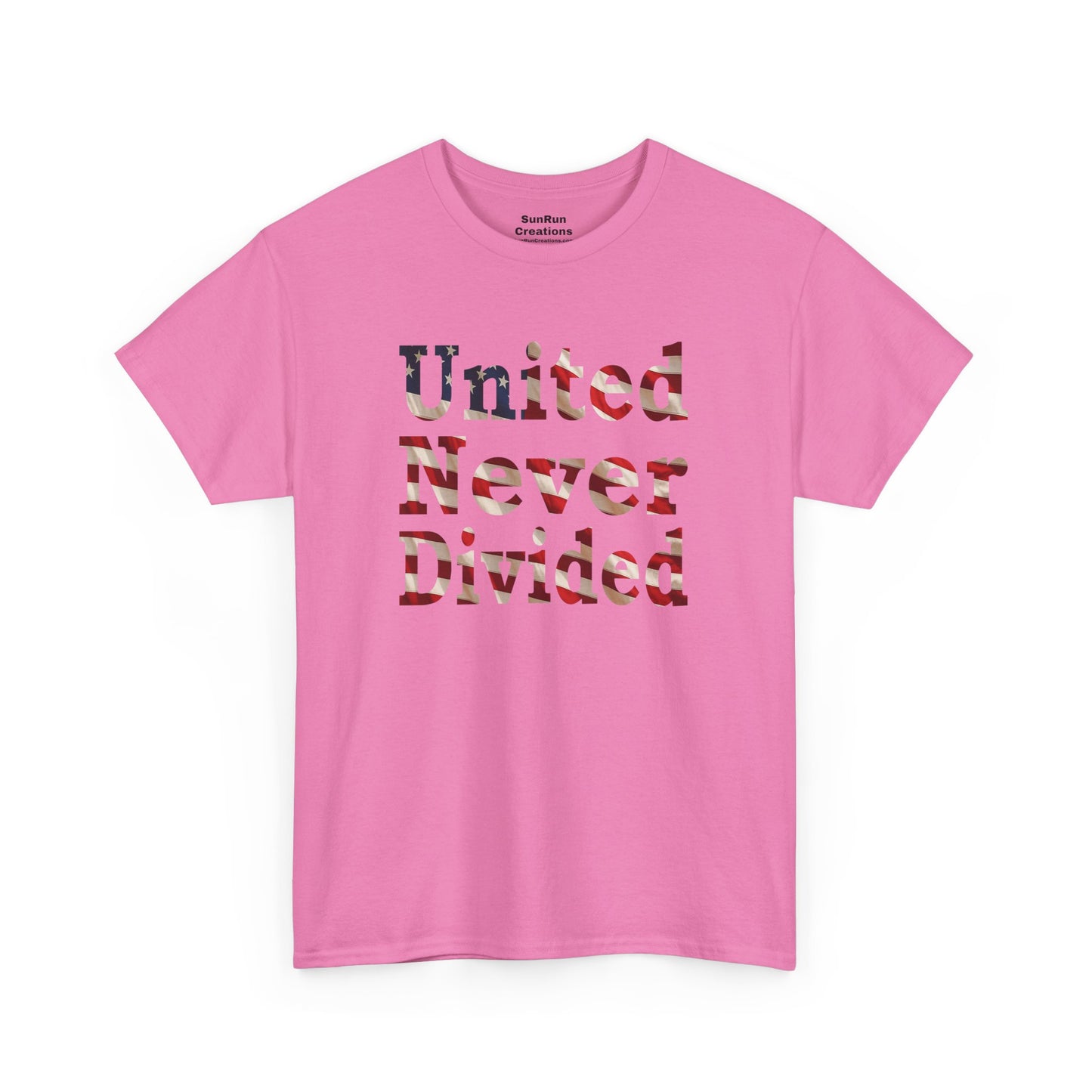 United Never Divided T-Shirt – Patriotic American Flag Shirt - Show Your American Pride Tee