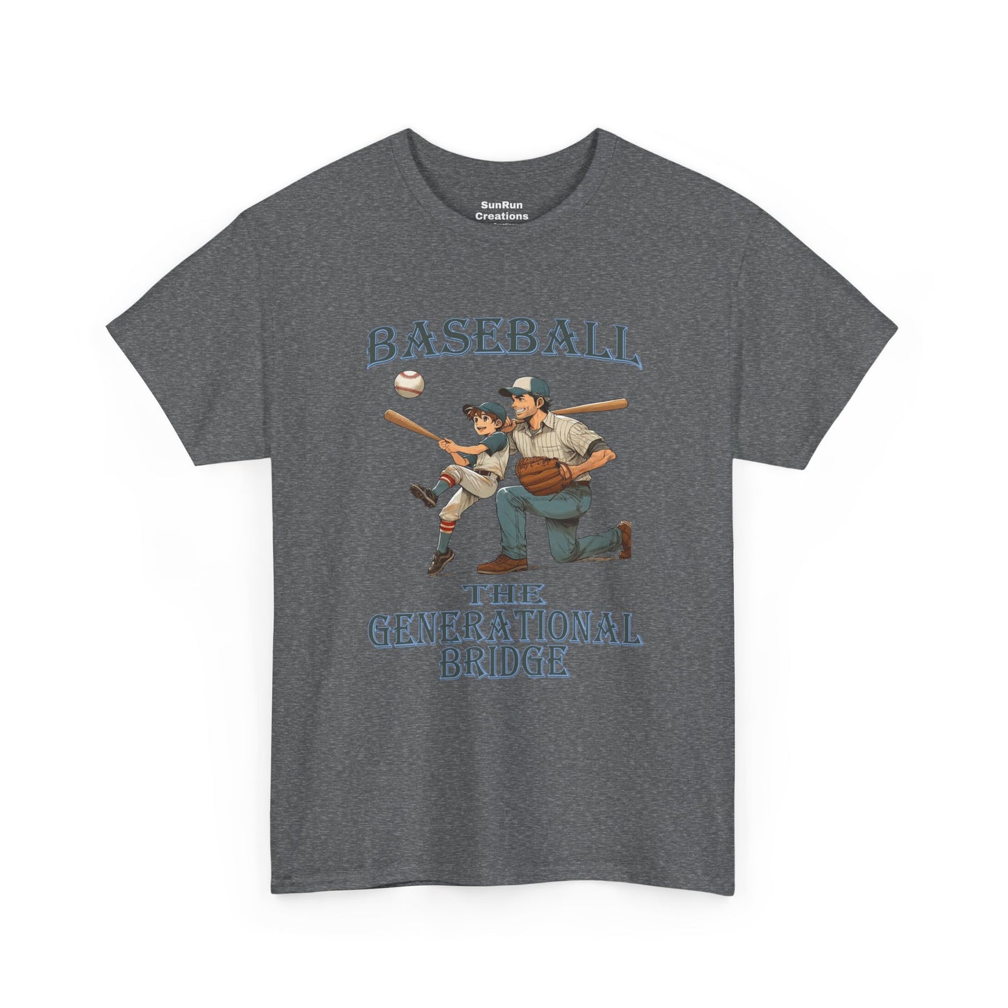 Baseball The Generational Bridge T Shirt Baseball Lovers Tee Father Son Shirt