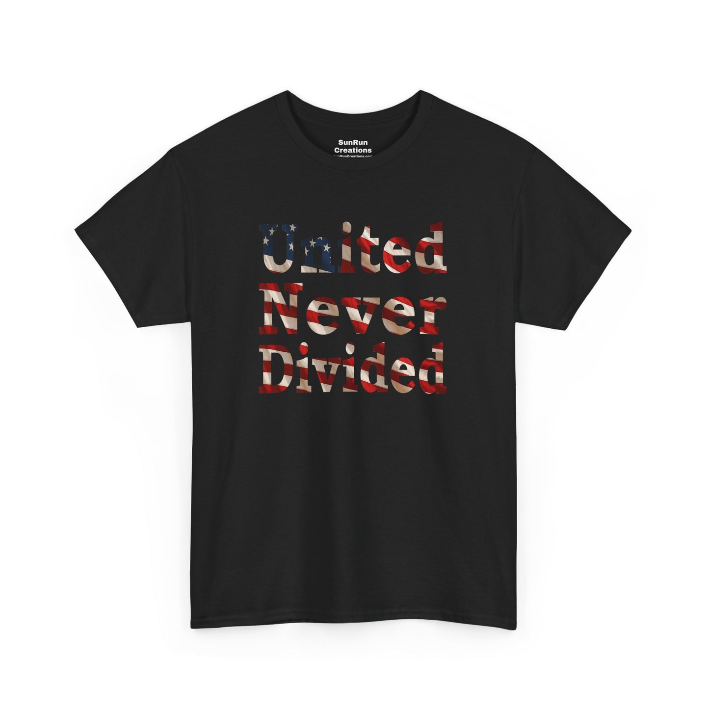 United Never Divided T-Shirt – Patriotic American Flag Shirt - Show Your American Pride Tee