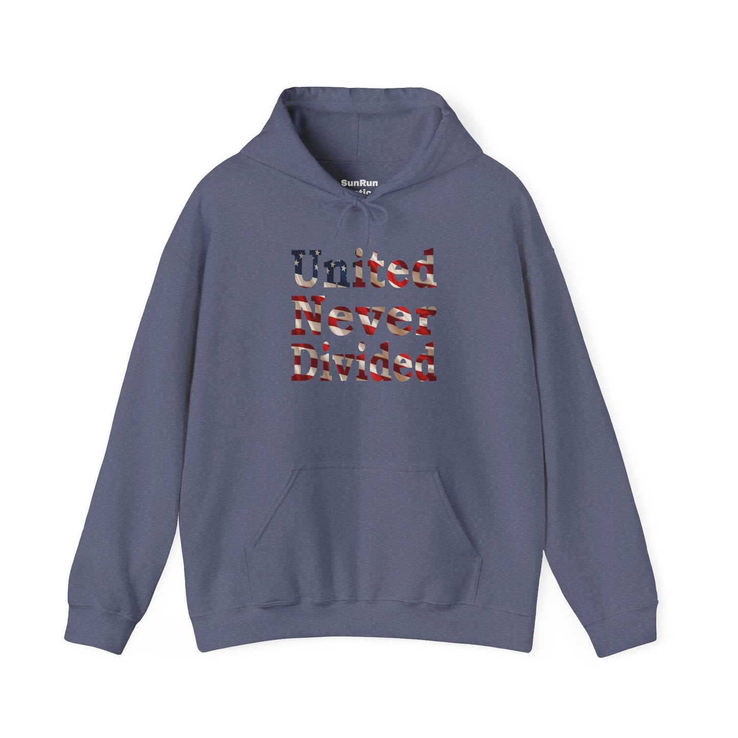United Never Divided Hoodie – Patriotic American Flag Shirt - Show Your American Pride Sweatshirt
