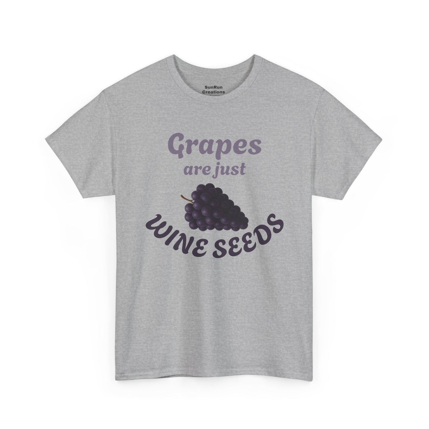Grapes Are Just Wine Seeds Shirt Wine Lovers T-Shirt Clever Wine Tee Wine Shirt