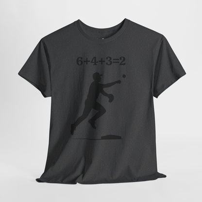 Baseball Unisex Tee, Double Play T-Shirt, Sports Fan Shirt, Baseball Gift Baseball Fan