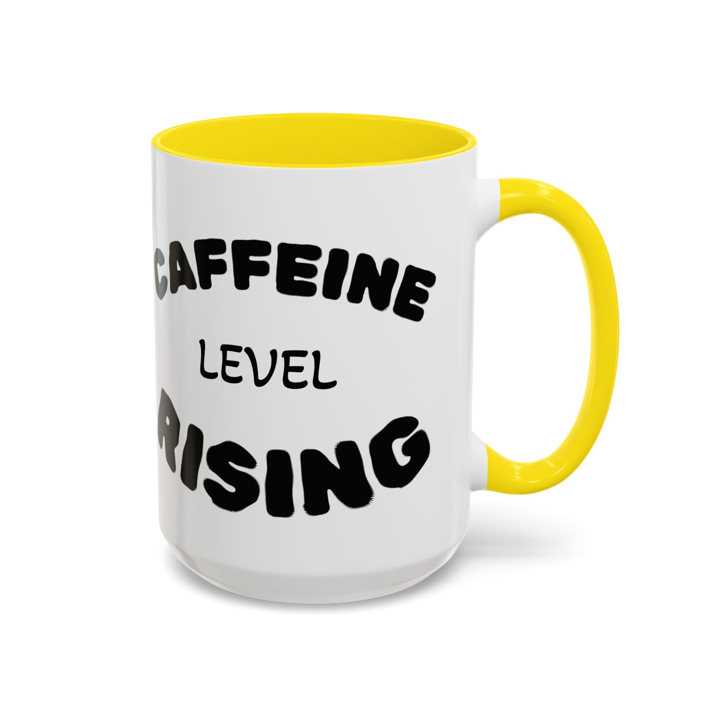 Sassy Coffee Mug - 'Caffeine Level Rising' - Perfect for Coffee Lovers and Gift Giving