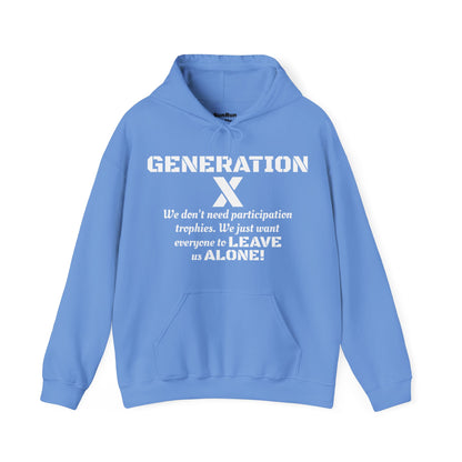 Generation X Hoodie – Leave Us Alone Hoodie | Retro, Bold & Proud l Gen X Shirt