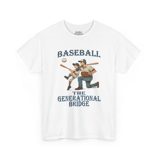 Baseball The Generational Bridge T Shirt Baseball Lovers Tee Father Son Shirt