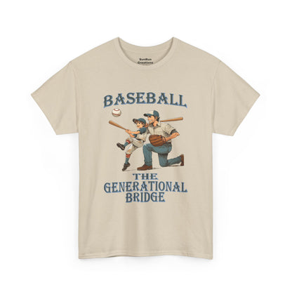 Baseball The Generational Bridge T Shirt Baseball Lovers Tee Father Son Shirt
