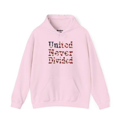 United Never Divided Hoodie – Patriotic American Flag Shirt - Show Your American Pride Sweatshirt