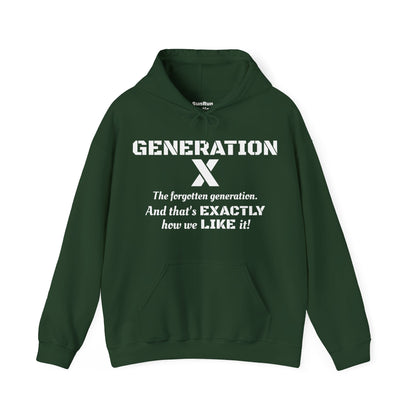 Generation X Hoodie – The Forgotten Generation Hoodie | Retro, Bold & Proud l Gen X Shirt